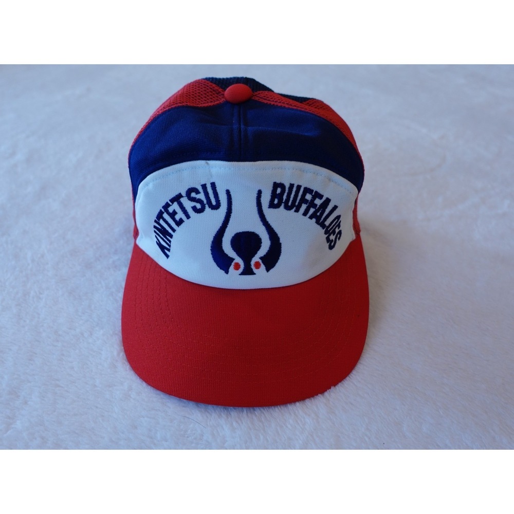 RARE Vintage Kintetsu Buffaloes Original Japanese Baseball Hat Size Large